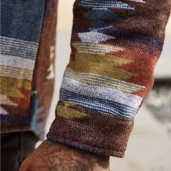 NIP men’s flannel feel button down shirt jacket, size M - Picture 5 of 10